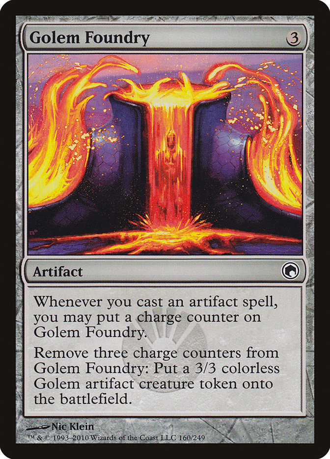 Golem Foundry [Scars of Mirrodin] MTG Single Magic: The Gathering    | Red Claw Gaming