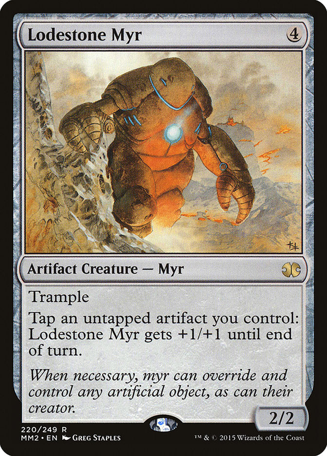 Lodestone Myr [Modern Masters 2015] MTG Single Magic: The Gathering    | Red Claw Gaming