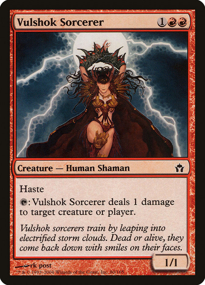 Vulshok Sorcerer [Fifth Dawn] MTG Single Magic: The Gathering    | Red Claw Gaming