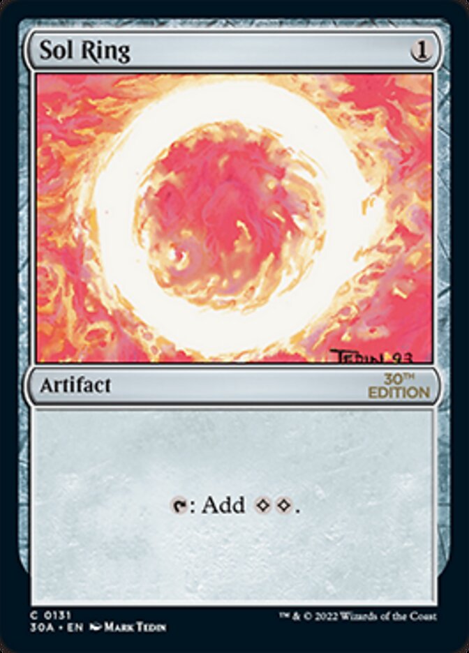 Sol Ring (131) [30th Anniversary Edition] MTG Single Magic: The Gathering    | Red Claw Gaming