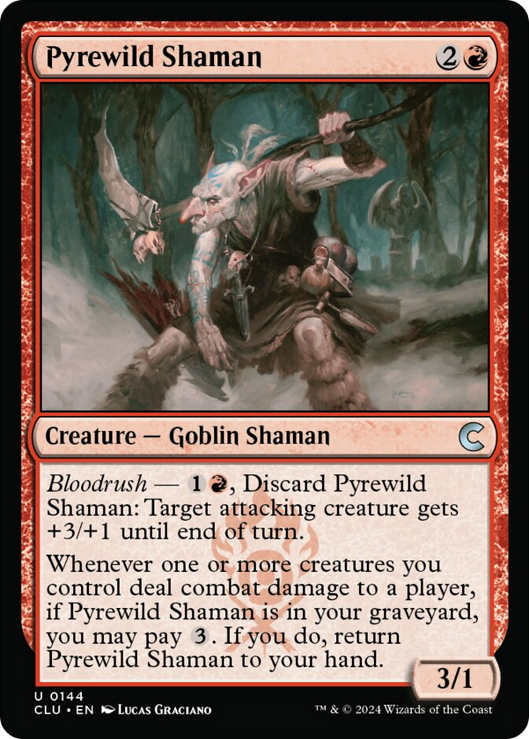 Pyrewild Shaman [Ravnica: Clue Edition] MTG Single Magic: The Gathering    | Red Claw Gaming