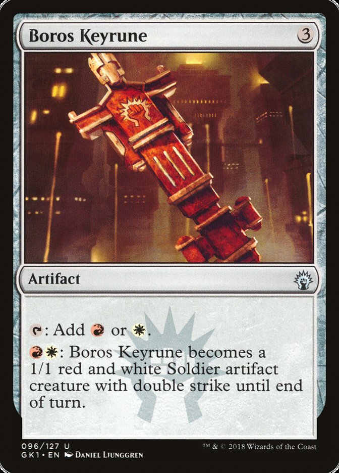 Boros Keyrune [Guilds of Ravnica Guild Kit] MTG Single Magic: The Gathering    | Red Claw Gaming