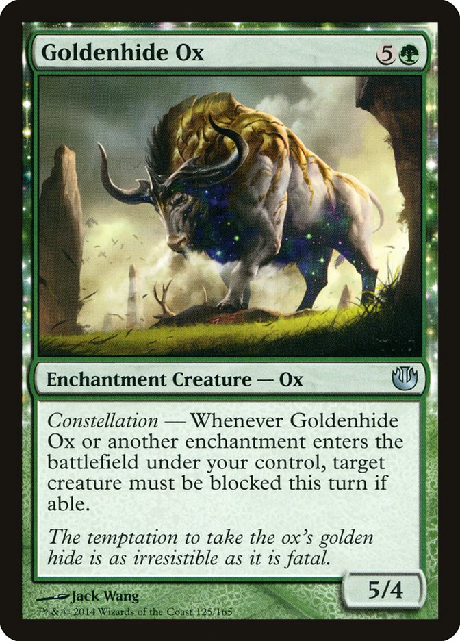 Goldenhide Ox [Journey into Nyx] MTG Single Magic: The Gathering    | Red Claw Gaming