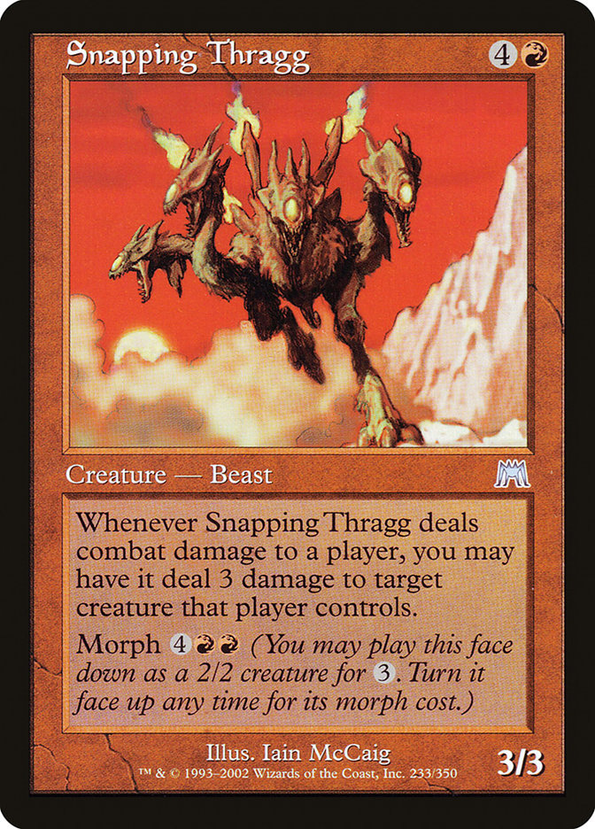 Snapping Thragg [Onslaught] MTG Single Magic: The Gathering    | Red Claw Gaming