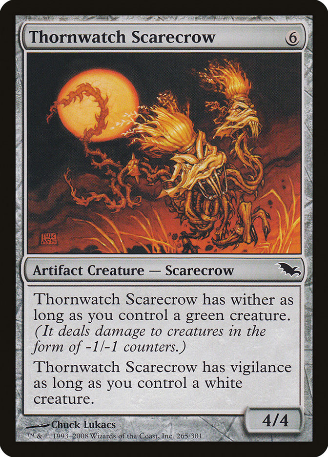 Thornwatch Scarecrow [Shadowmoor] MTG Single Magic: The Gathering    | Red Claw Gaming