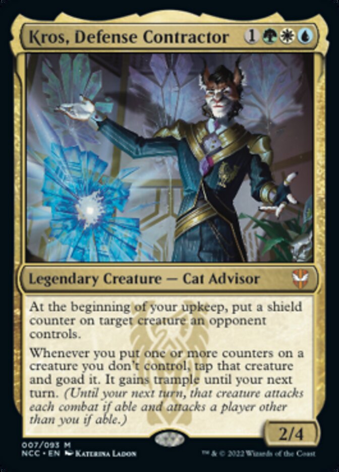 Kros, Defense Contractor [Streets of New Capenna Commander] MTG Single Magic: The Gathering    | Red Claw Gaming