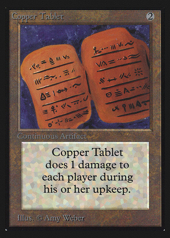 Copper Tablet [International Collectors' Edition] MTG Single Magic: The Gathering    | Red Claw Gaming