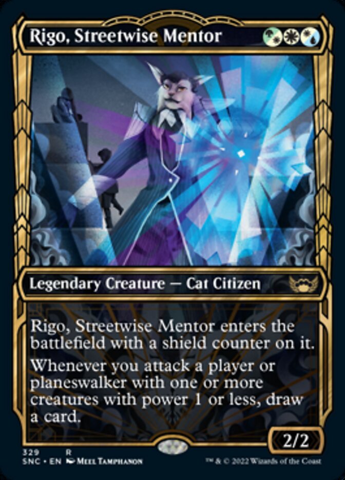Rigo, Streetwise Mentor (Showcase Golden Age) [Streets of New Capenna] MTG Single Magic: The Gathering    | Red Claw Gaming