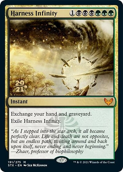 Harness Infinity [Strixhaven: School of Mages Prerelease Promos] MTG Single Magic: The Gathering    | Red Claw Gaming