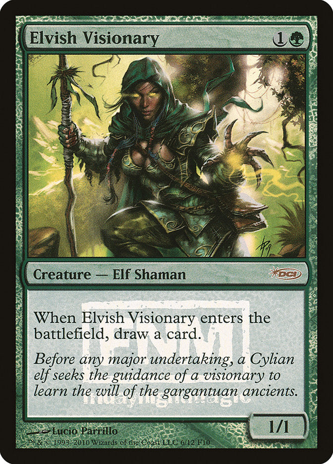 Elvish Visionary [Friday Night Magic 2010] MTG Single Magic: The Gathering    | Red Claw Gaming