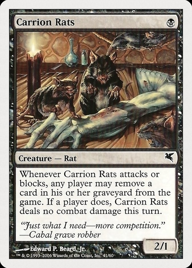 Carrion Rats (41) [Hachette UK] MTG Single Magic: The Gathering    | Red Claw Gaming