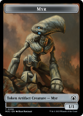 Phyrexian Germ // Myr Double-Sided Token [March of the Machine Commander Tokens] MTG Single Magic: The Gathering    | Red Claw Gaming