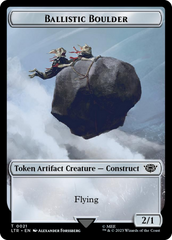 Ballistic Boulder // Food (0024) Double-Sided Token (Surge Foil) [The Lord of the Rings: Tales of Middle-Earth Tokens] MTG Single Magic: The Gathering    | Red Claw Gaming