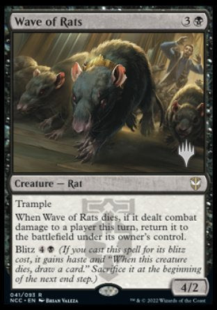 Wave of Rats (Promo Pack) [Streets of New Capenna Commander Promos] MTG Single Magic: The Gathering    | Red Claw Gaming