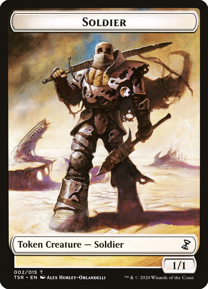 Soldier Token [Time Spiral Remastered Tokens] MTG Single Magic: The Gathering    | Red Claw Gaming