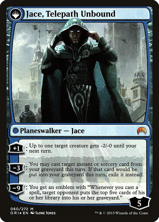 Jace, Vryn's Prodigy // Jace, Telepath Unbound [Magic Origins Prerelease Promos] MTG Single Magic: The Gathering    | Red Claw Gaming