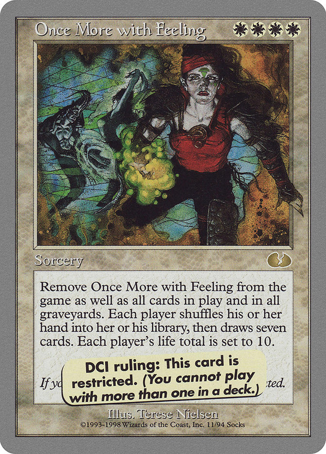 Once More with Feeling [Unglued] MTG Single Magic: The Gathering    | Red Claw Gaming