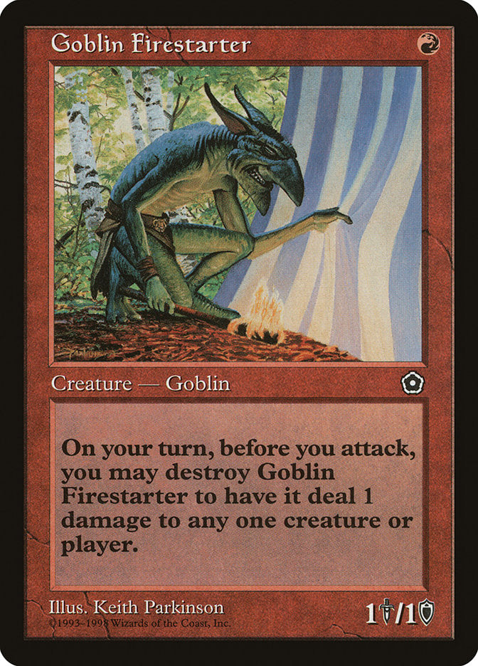 Goblin Firestarter [Portal Second Age] MTG Single Magic: The Gathering    | Red Claw Gaming