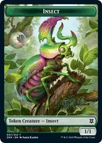 Insect // Kor Warrior Double-Sided Token [Zendikar Rising Tokens] MTG Single Magic: The Gathering    | Red Claw Gaming