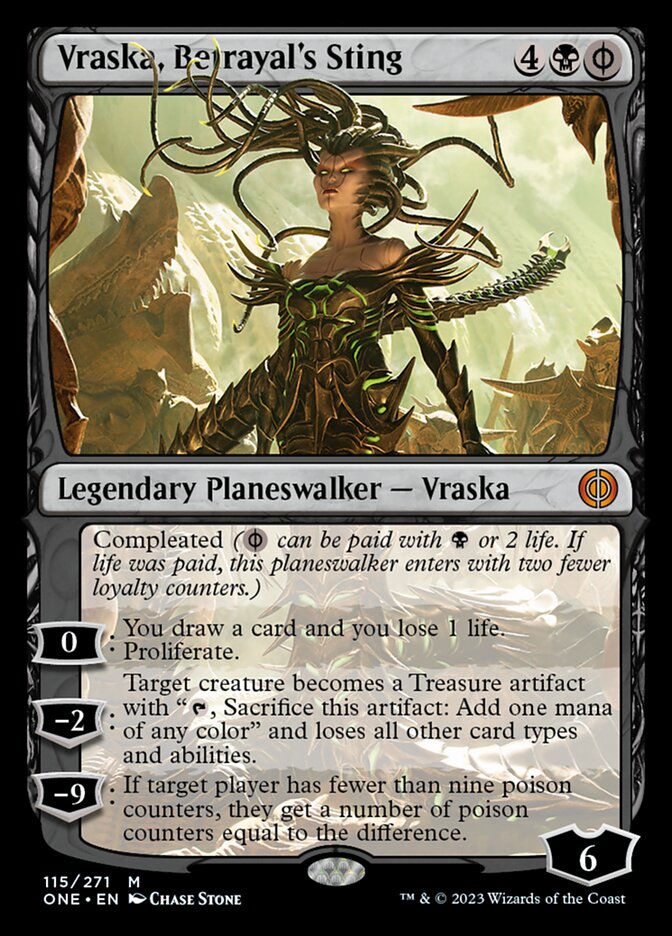 Vraska, Betrayal's Sting [Phyrexia: All Will Be One] MTG Single Magic: The Gathering    | Red Claw Gaming