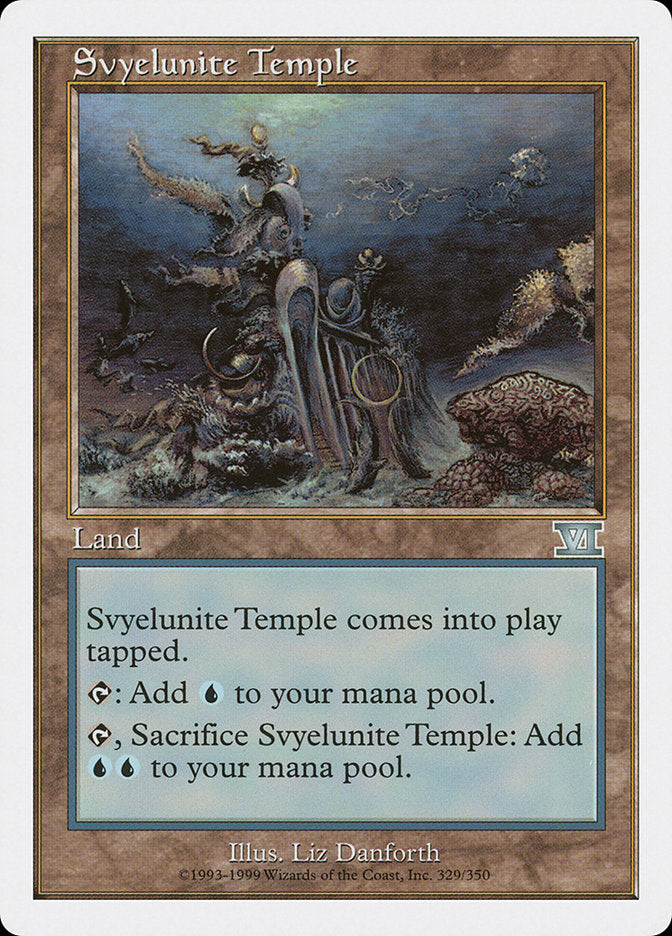 Svyelunite Temple [Classic Sixth Edition] MTG Single Magic: The Gathering    | Red Claw Gaming