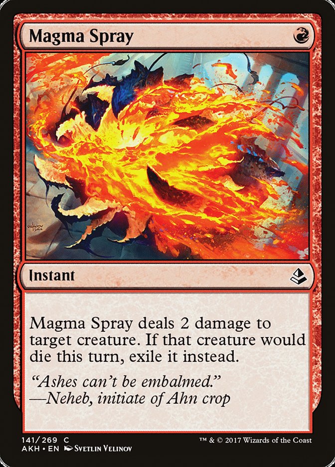 Magma Spray [Amonkhet] MTG Single Magic: The Gathering    | Red Claw Gaming