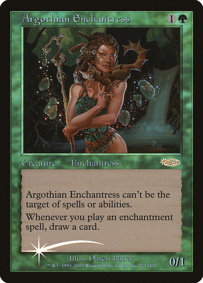 Argothian Enchantress [Judge Gift Cards 2003] MTG Single Magic: The Gathering    | Red Claw Gaming