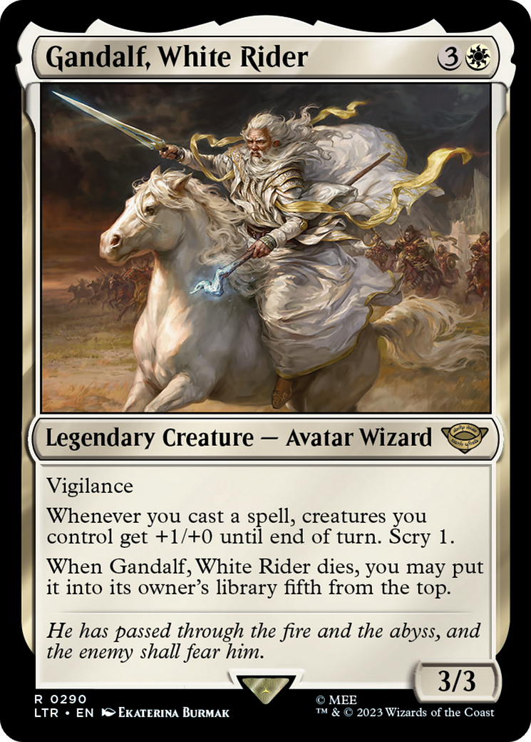 Gandalf, White Rider [The Lord of the Rings: Tales of Middle-Earth] MTG Single Magic: The Gathering    | Red Claw Gaming