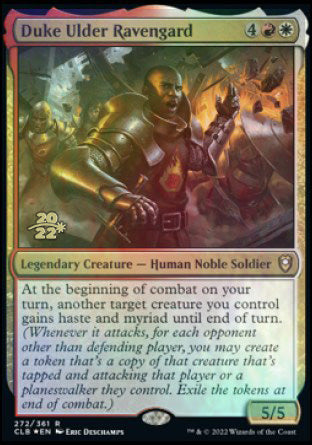 Duke Ulder Ravengard [Commander Legends: Battle for Baldur's Gate Prerelease Promos] MTG Single Magic: The Gathering    | Red Claw Gaming