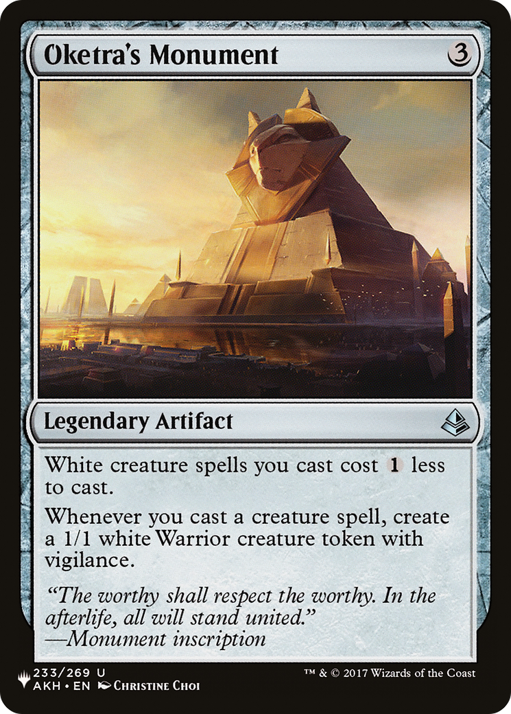Oketra's Monument [Secret Lair: Angels] MTG Single Magic: The Gathering    | Red Claw Gaming
