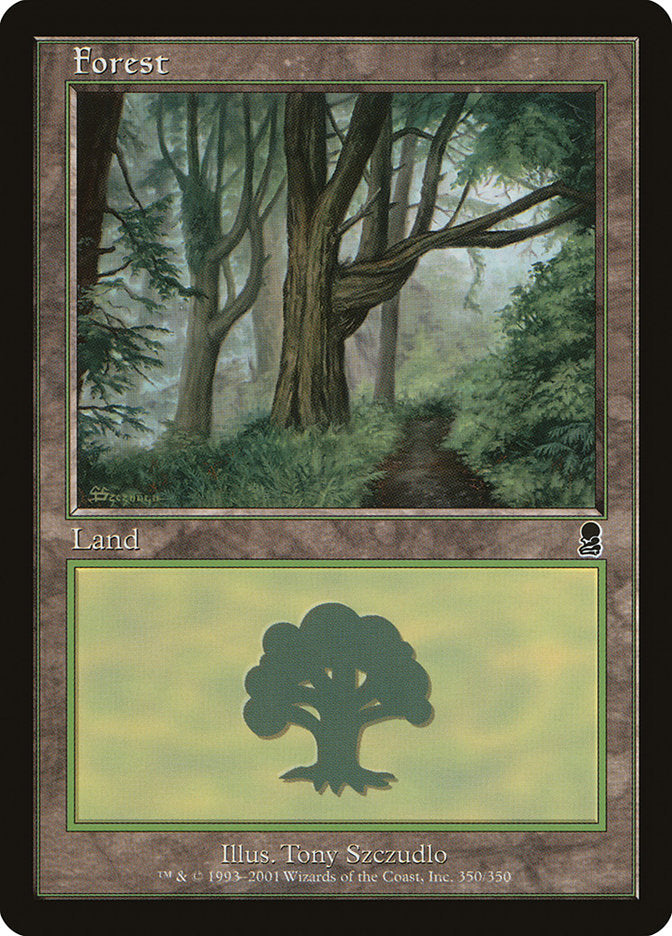 Forest (350) [Odyssey] MTG Single Magic: The Gathering    | Red Claw Gaming