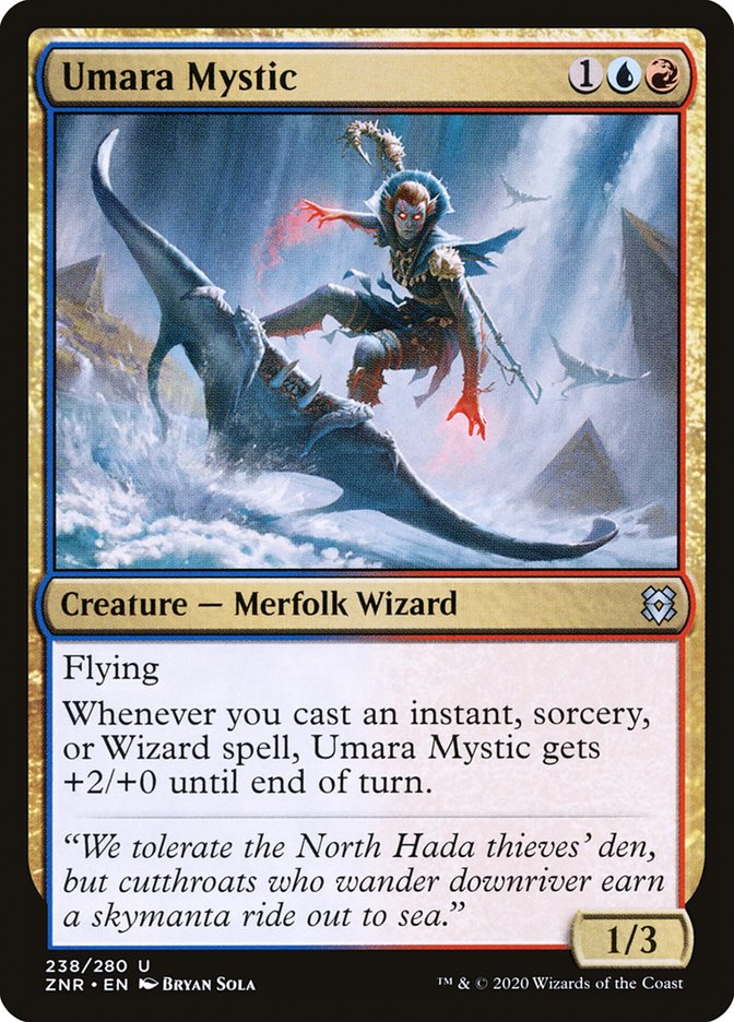 Umara Mystic [Zendikar Rising] MTG Single Magic: The Gathering    | Red Claw Gaming