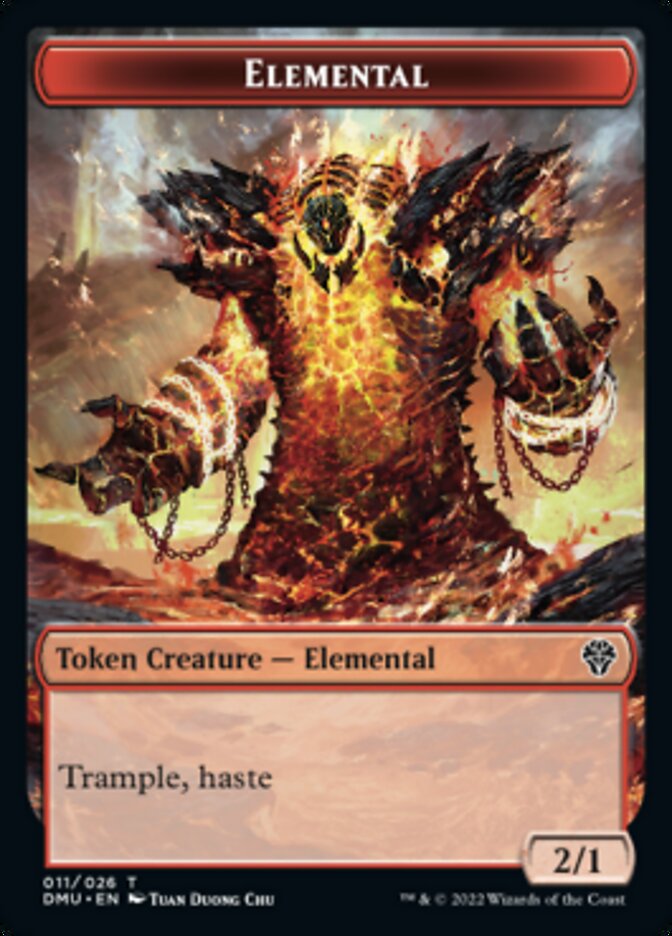 Elemental Token [Dominaria United Tokens] MTG Single Magic: The Gathering    | Red Claw Gaming