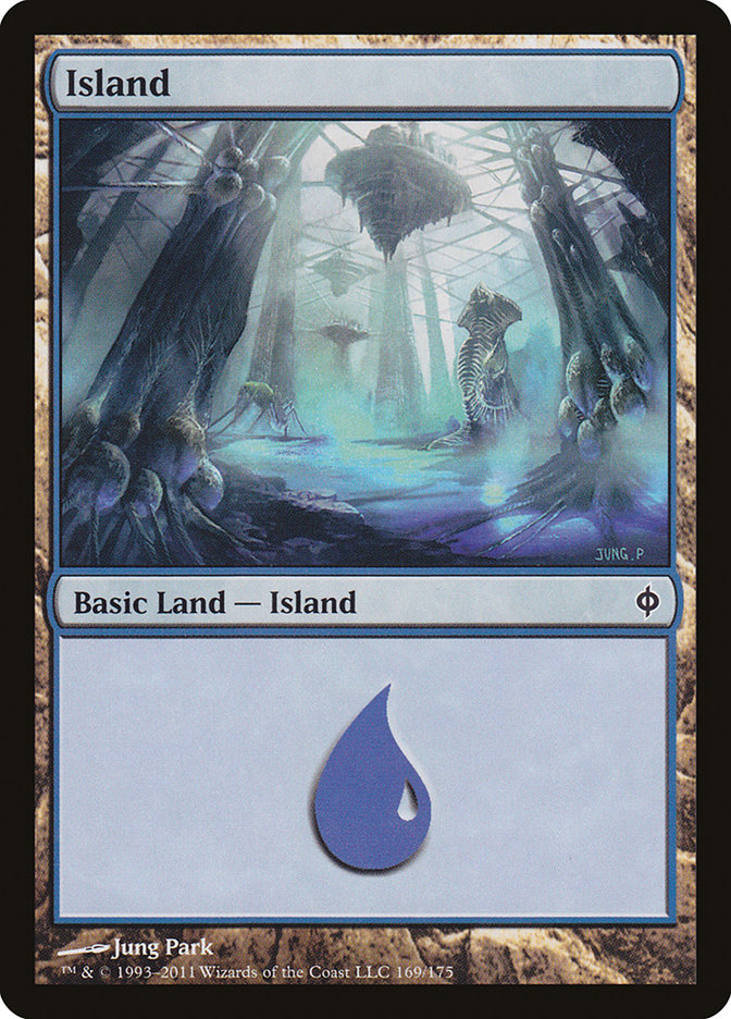 Island (169) [New Phyrexia] MTG Single Magic: The Gathering    | Red Claw Gaming