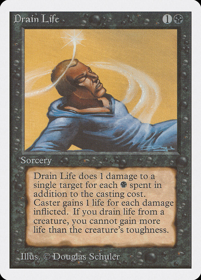 Drain Life [Unlimited Edition] MTG Single Magic: The Gathering    | Red Claw Gaming