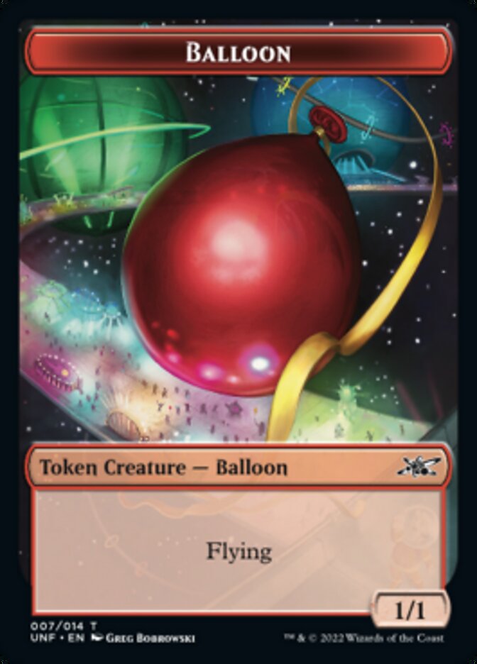 Balloon Token [Unfinity Tokens] MTG Single Magic: The Gathering    | Red Claw Gaming