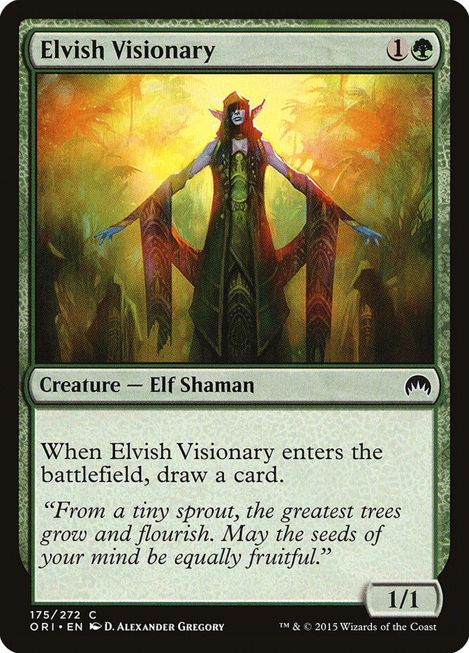 Elvish Visionary [Magic Origins] MTG Single Magic: The Gathering    | Red Claw Gaming