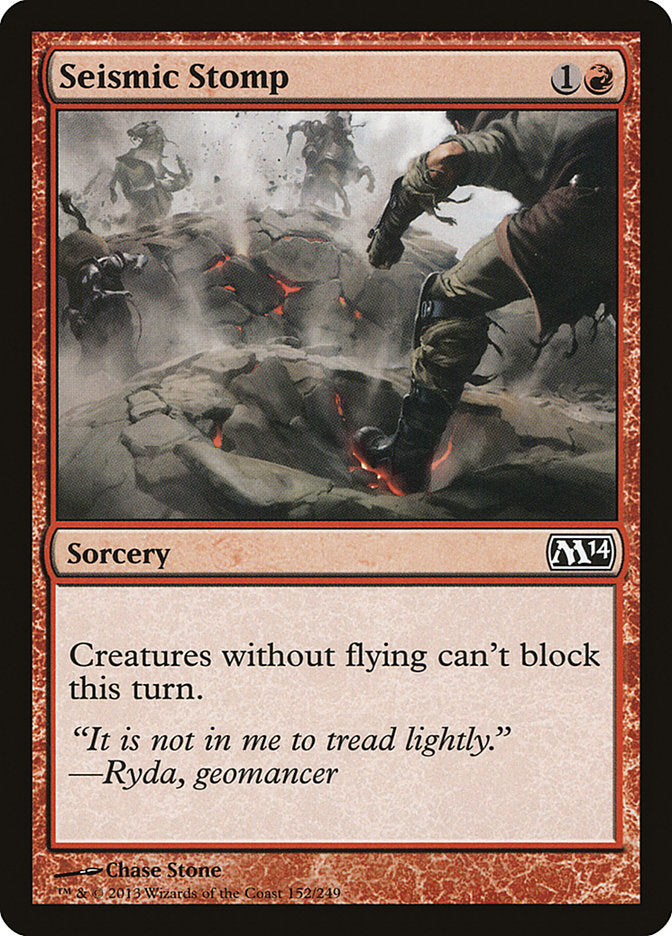 Seismic Stomp [Magic 2014] MTG Single Magic: The Gathering    | Red Claw Gaming