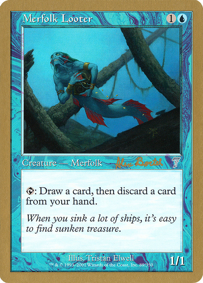 Merfolk Looter (Alex Borteh) [World Championship Decks 2001] MTG Single Magic: The Gathering    | Red Claw Gaming