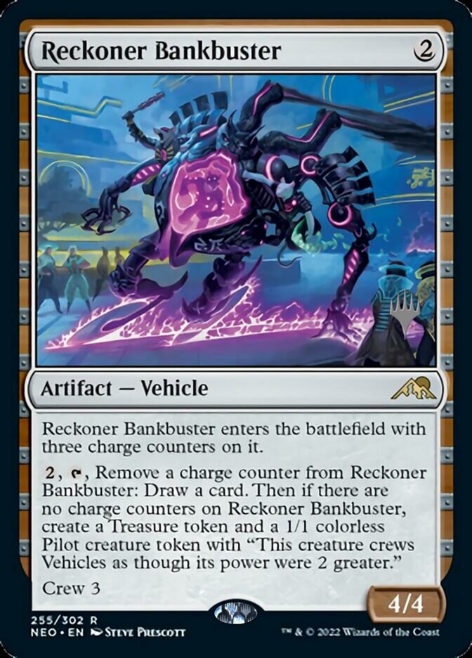 Reckoner Bankbuster (Promo Pack) [Kamigawa: Neon Dynasty Promos] MTG Single Magic: The Gathering    | Red Claw Gaming