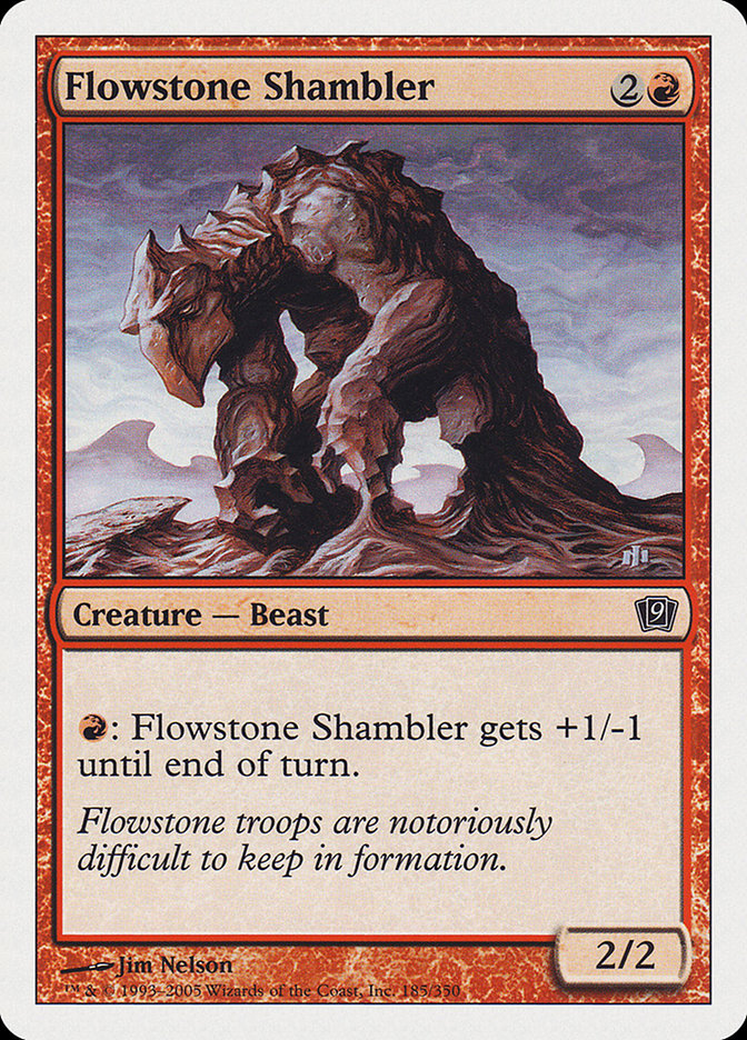 Flowstone Shambler [Ninth Edition] MTG Single Magic: The Gathering    | Red Claw Gaming