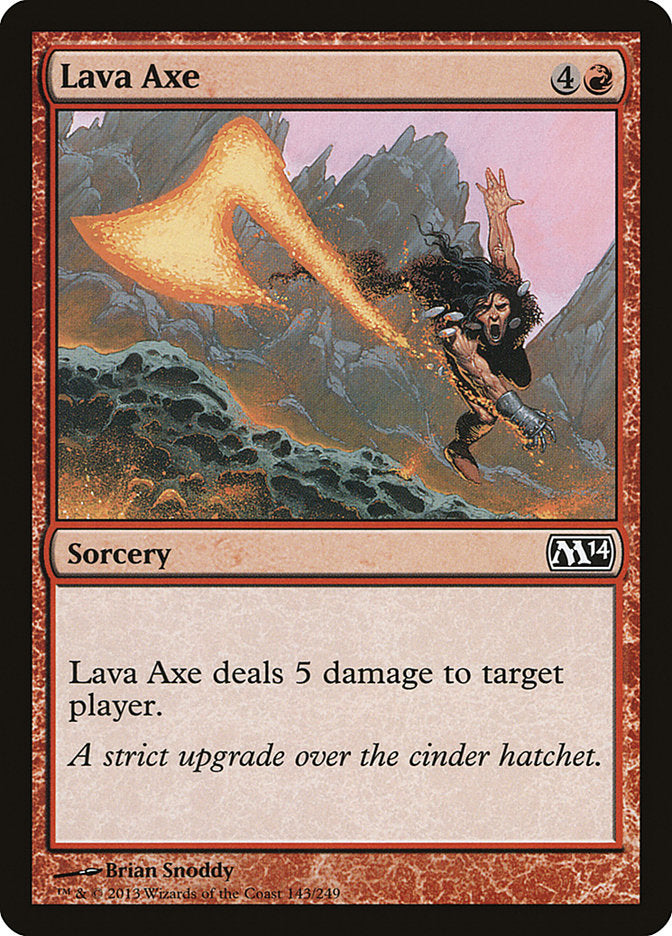 Lava Axe [Magic 2014] MTG Single Magic: The Gathering    | Red Claw Gaming