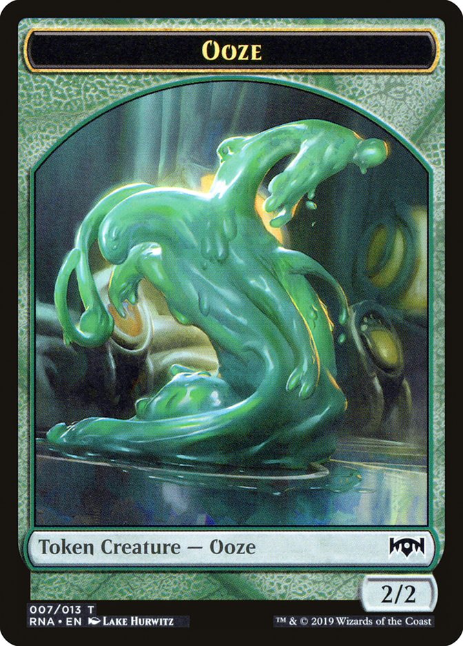 Ooze Token [Ravnica Allegiance Tokens] MTG Single Magic: The Gathering    | Red Claw Gaming