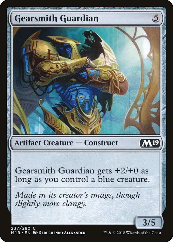 Gearsmith Guardian [Core Set 2019] MTG Single Magic: The Gathering    | Red Claw Gaming