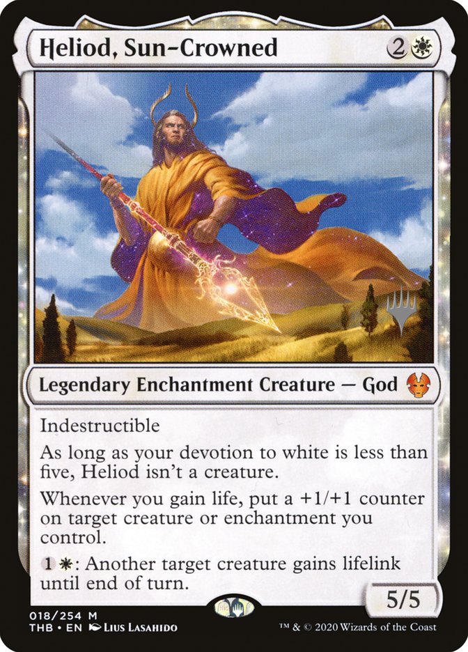 Heliod, Sun-Crowned (Promo Pack) [Theros Beyond Death Promos] MTG Single Magic: The Gathering    | Red Claw Gaming