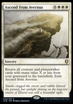 Ascend from Avernus [Commander Legends: Battle for Baldur's Gate] MTG Single Magic: The Gathering    | Red Claw Gaming