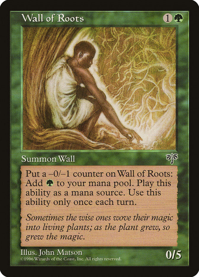 Wall of Roots [Mirage] MTG Single Magic: The Gathering    | Red Claw Gaming