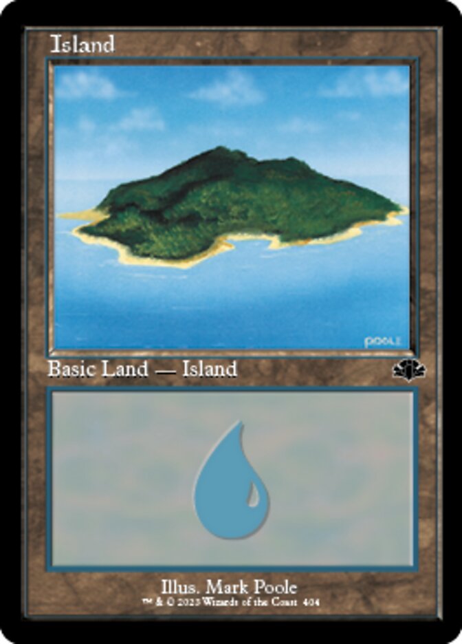 Island (404) (Retro) [Dominaria Remastered] MTG Single Magic: The Gathering    | Red Claw Gaming