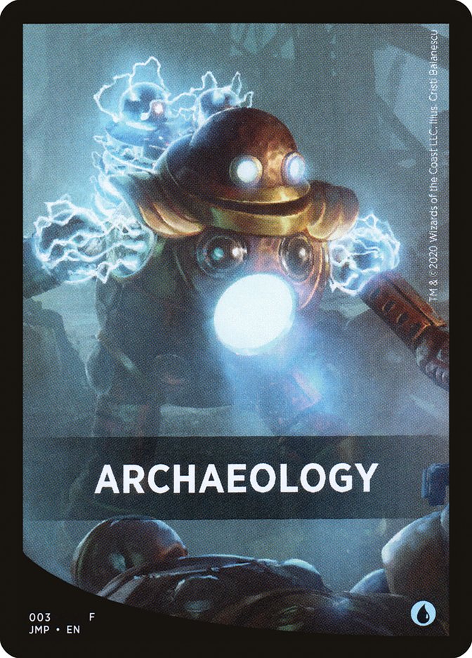 Archaeology Theme Card [Jumpstart Front Cards] MTG Single Magic: The Gathering    | Red Claw Gaming