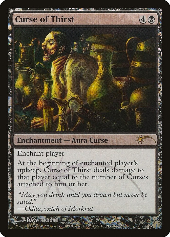 Curse of Thirst [Wizards Play Network 2012] MTG Single Magic: The Gathering    | Red Claw Gaming